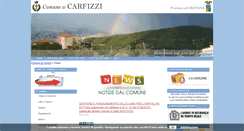 Desktop Screenshot of comune.carfizzi.kr.it